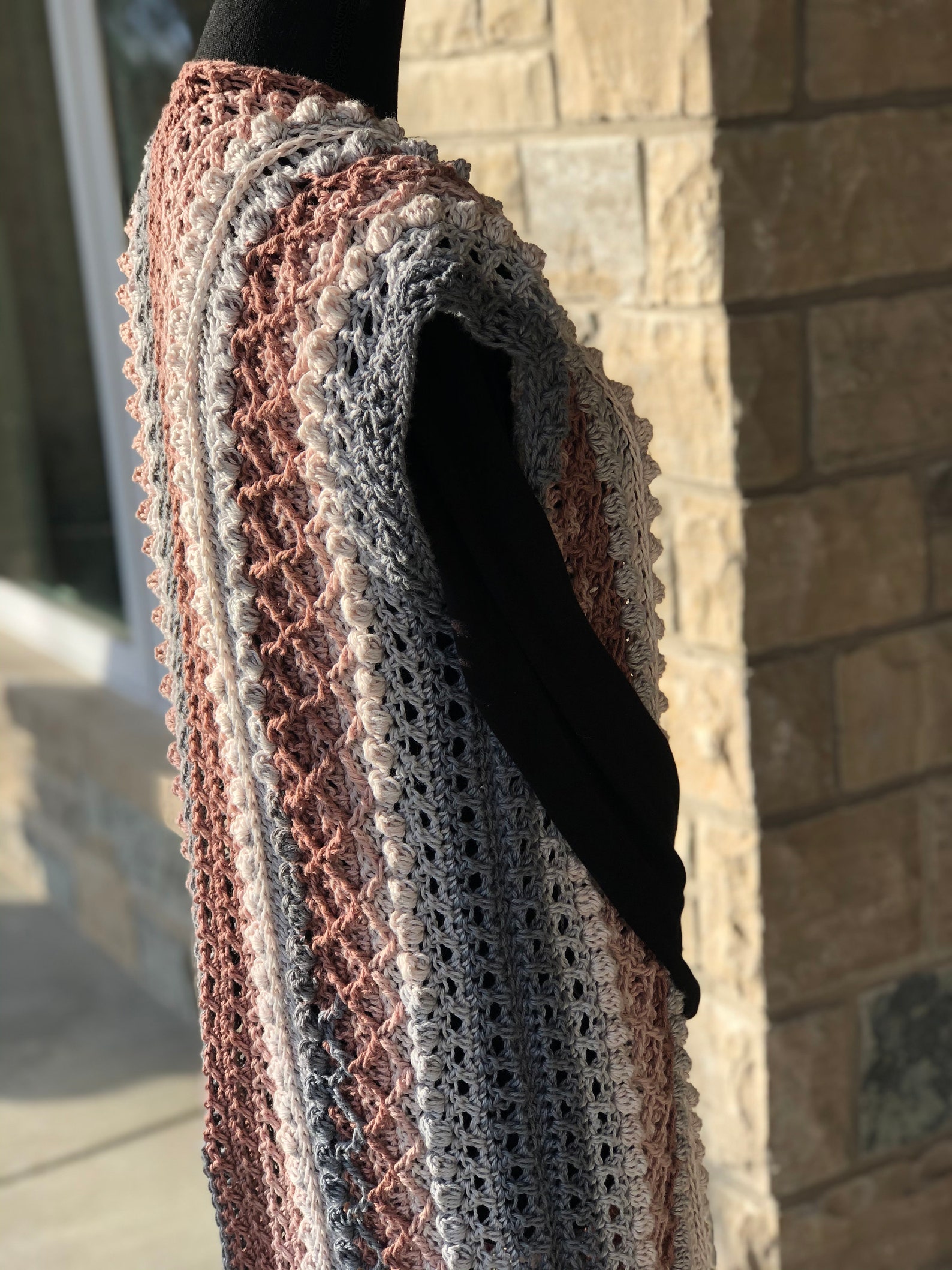 Boho Cardi Duster Pattern Boho Crochet Cardigan Boho Crochet Etsy
