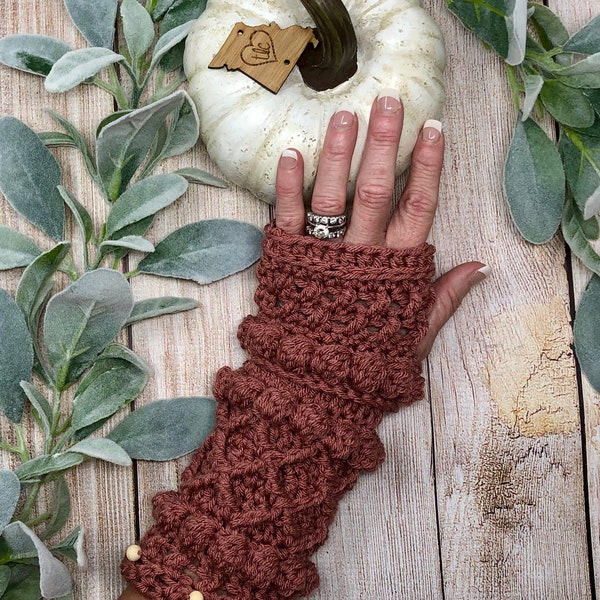 Boho Beaded Fingerless Gloves Crochet Pattern, Fingerless Glove, Hand Warmers, Crochet Gloves, Glove Pattern, Crochet Mitts, Fingerless Mitt