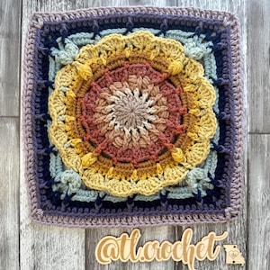 2025 Temperature Block Crochet Pattern, Temperature Blanket, Weather Blanket, Temperature Blanket Pattern, Crochet Pattern, Crochet Afghan