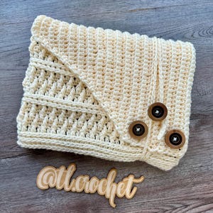 Turnberry Book Sleeve PDF Pattern, Crochet Book Sleeve Pattern, Crochet Bible Sleeve Pattern, Crochet iPad cover, Kindle Sleeve, PDF Pattern