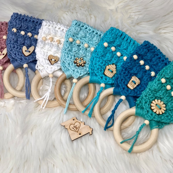 Boho Beaded Towel Ring, Crochet Towel Holder Pattern, Crochet Towel Topper, Crochet Towel Ring Pattern, Kitchen Towel Holder Crochet Pattern