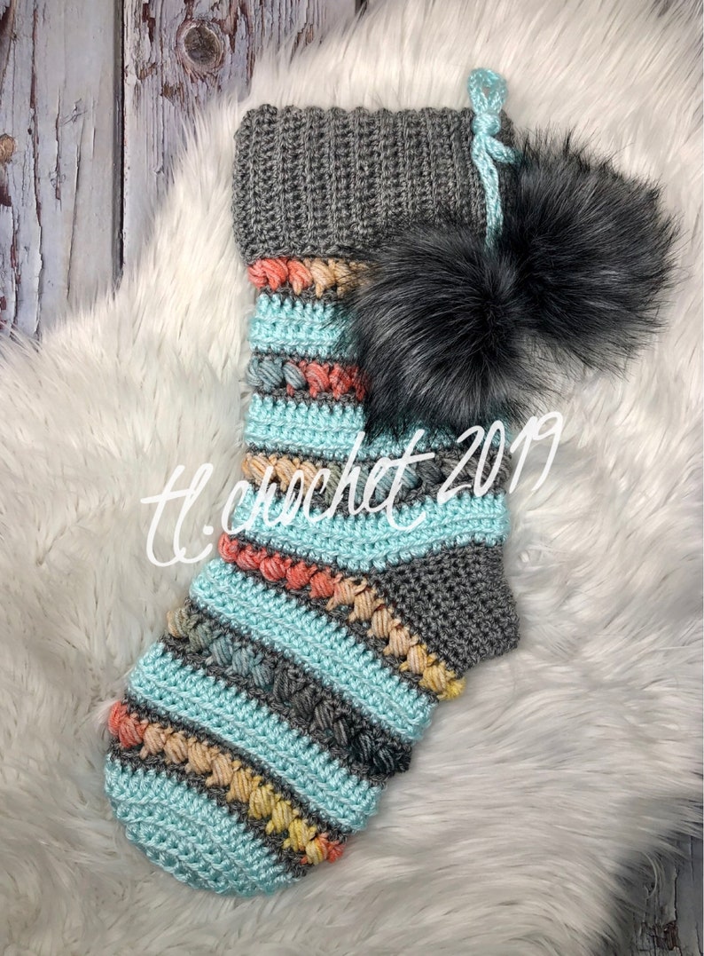 ThunderSnow Stocking PDF Crochet Pattern Crochet Stocking image 0