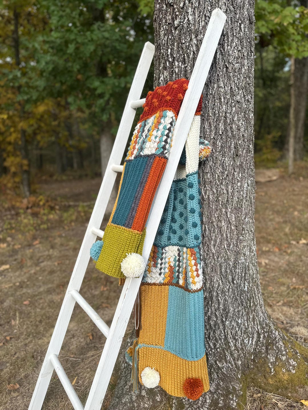Linear Random Panel Pattern Random Panel Blanket Pattern, Crochet, Blanket, Afghan,whimsical Throw ...