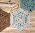 Amelia's Grace Crochet Hexagon Pattern (PDF Digital Download), Motif, Afghan, Blanket, DIY, Handmade Gift, Granny Square