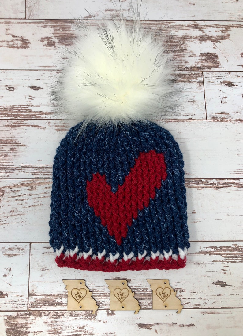 Wonky Heart Beanie Crochet PDF Pattern, Crochet Beanie, Heart Beanie, Valentine Hat, Kids Valentine Beanie, Ladies Valentine Hat, Tween image 5