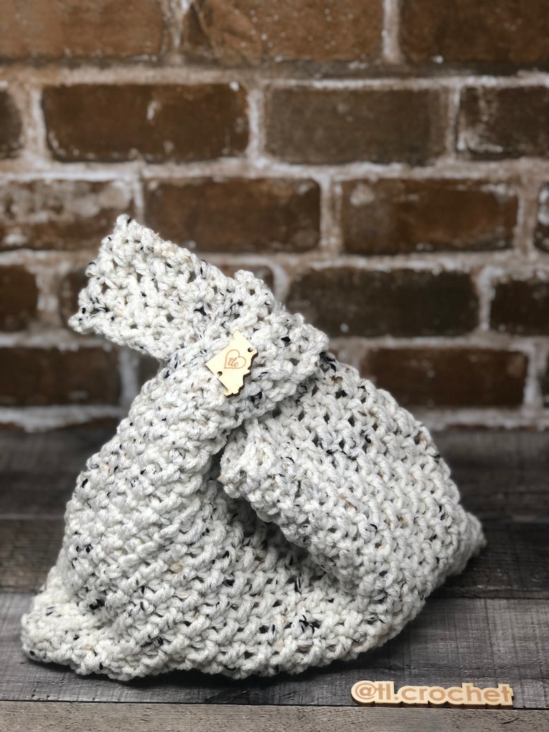 X-Stitch Japanese Knot Bag, Crochet PDF Pattern, Mommy and Me Purse, Crochet Purse, Crochet Handbag, Japanese Knot Crochet Tote, Wristlet image 8