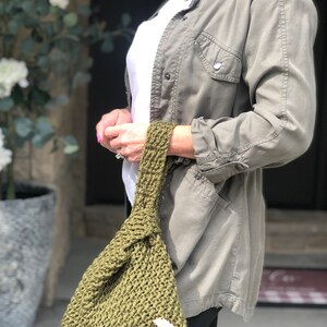 X-Stitch Japanese Knot Bag, Crochet PDF Pattern, Mommy and Me Purse, Crochet Purse, Crochet Handbag, Japanese Knot Crochet Tote, Wristlet image 5