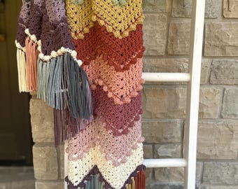 Exes and Ohs Chevron Pattern, PDF Digital Download, Crochet Pattern, Crochet Chevron Pattern, Zig-Zag Crochet Pattern,