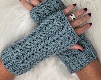 Francisco Fingerless Gloves, Fingerless Mittens, DIY Crochet Fingerless Gloves Pattern, Unisex Gloves, Kids Gloves, Crochet Hand Warmer