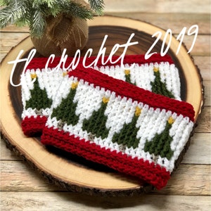Tall Pines Crochet HeadWrap PDF Pattern Download, Headband, Ear Warmer, Crochet, Toddler, Child, Tween, Adult