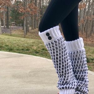 Jalousie Leg Warmers Crochet PDF Digital Download Pattern, Quick Crochet Make, Easy Crochet Leg Warmer Pattern, Mommy and Me, Unisex Crochet