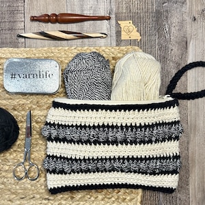 ThunderSnow ポーチ かぎ針編みパターン、tldotcrochet、ポーチ スリップ カバー、コスメティック バッグ、メイクアップ バッグ、ペンシル ポーチ、かぎ針編みリストレット、財布パターン