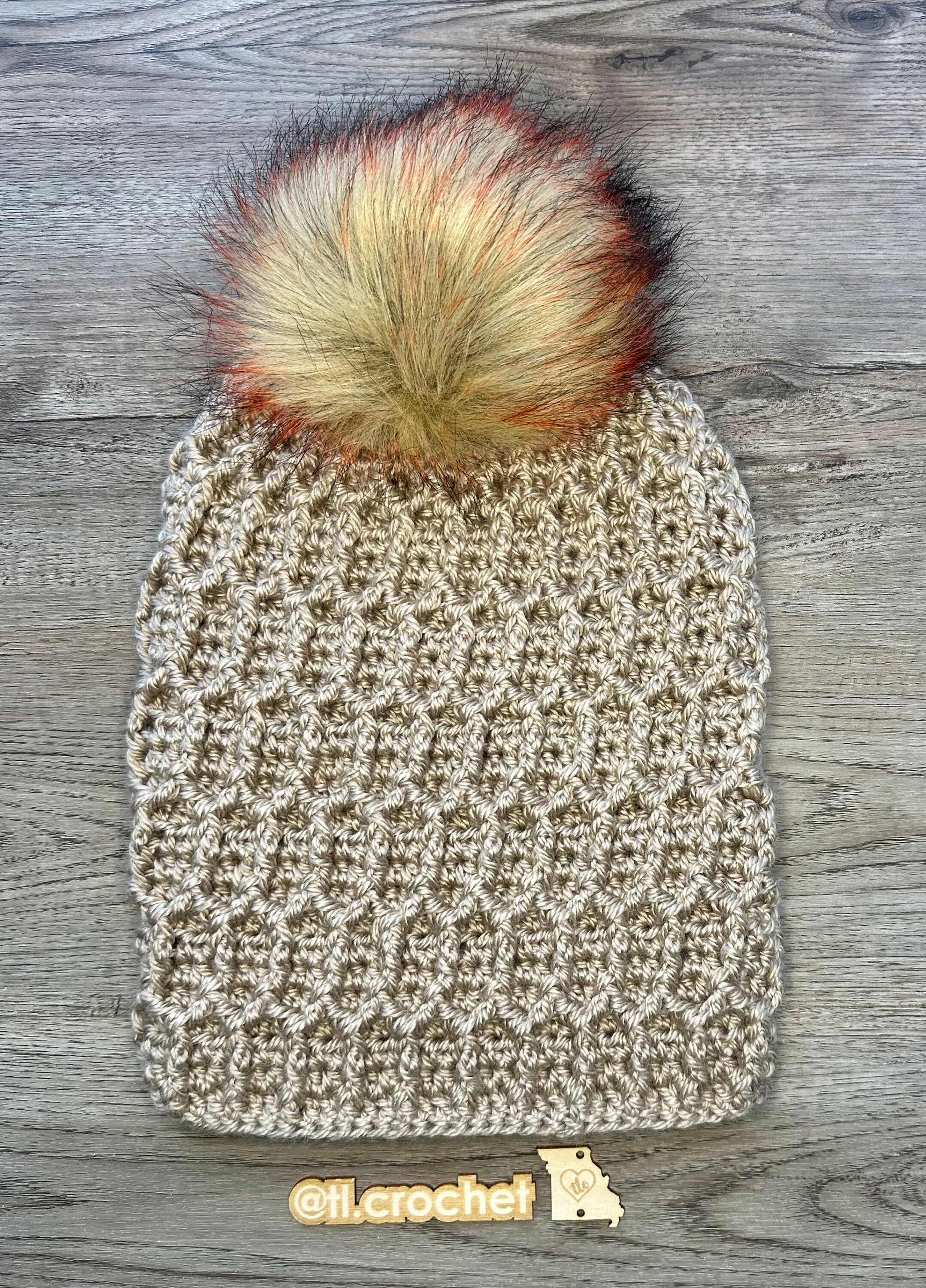 Turtle Shell Beanie Crochet Pattern, Texture Crochet Beanie