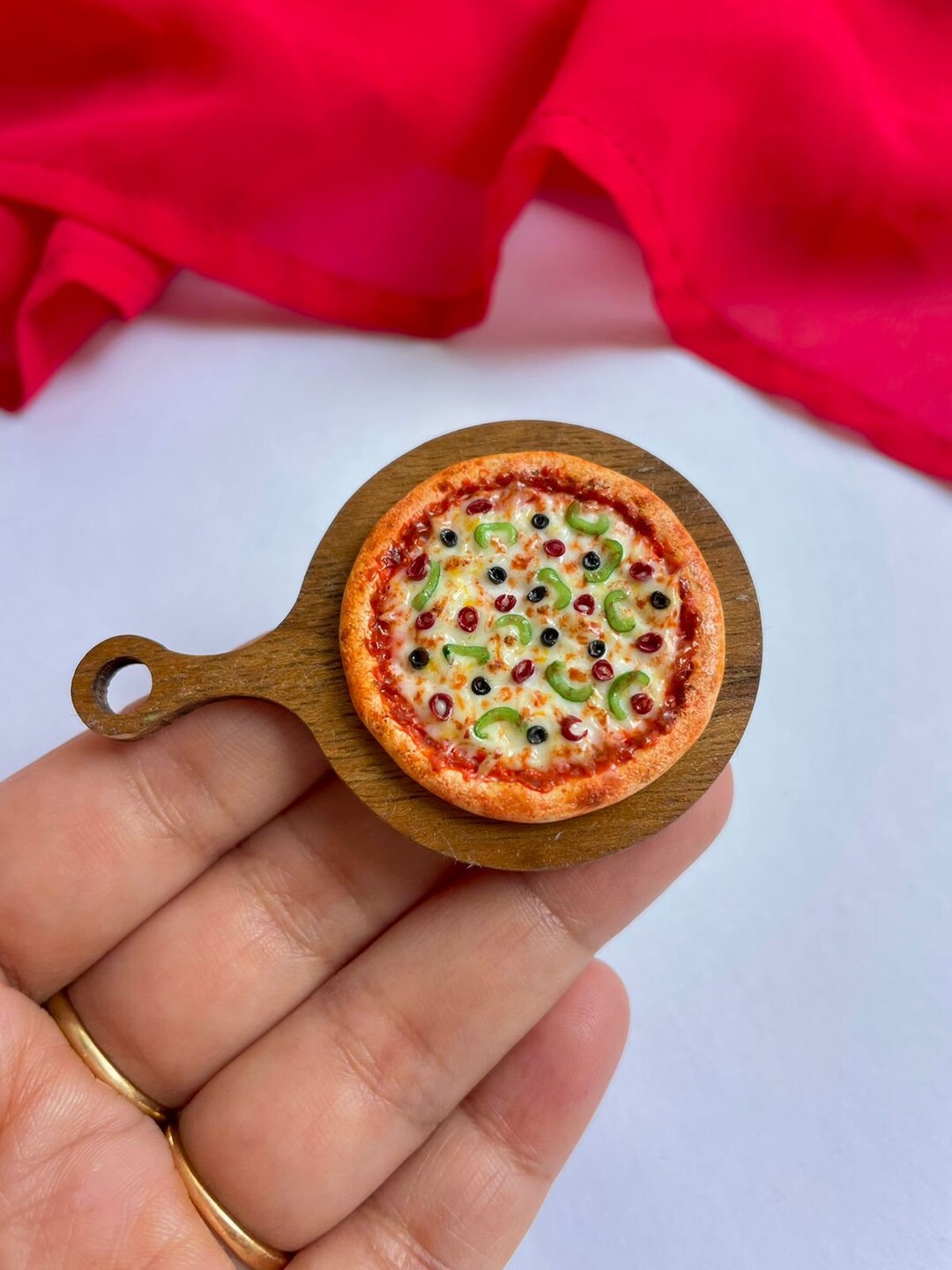ドラゴン　ミニチュアフード Indian Food Miniature Fridge Magnet, Dollhouse Food, Miniature