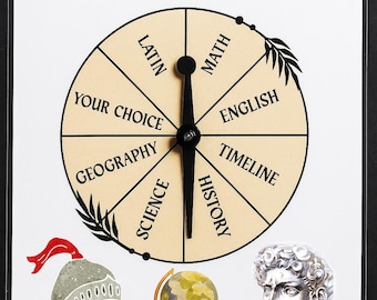 Classical Conversations Memory Work Spinner: Cycle One Review Game (Digital Download)