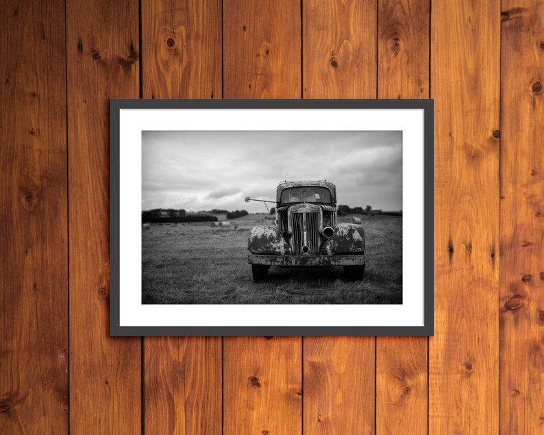 Photography Wall Art Decor Classic Car Fine Arts Wall Art Wall Pictures Automobile Black and White Pictures Car Picture