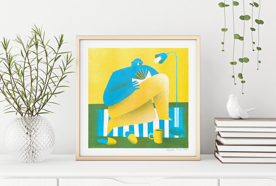March. Hight Quality Riso Print With Artist Signature. - Etsy