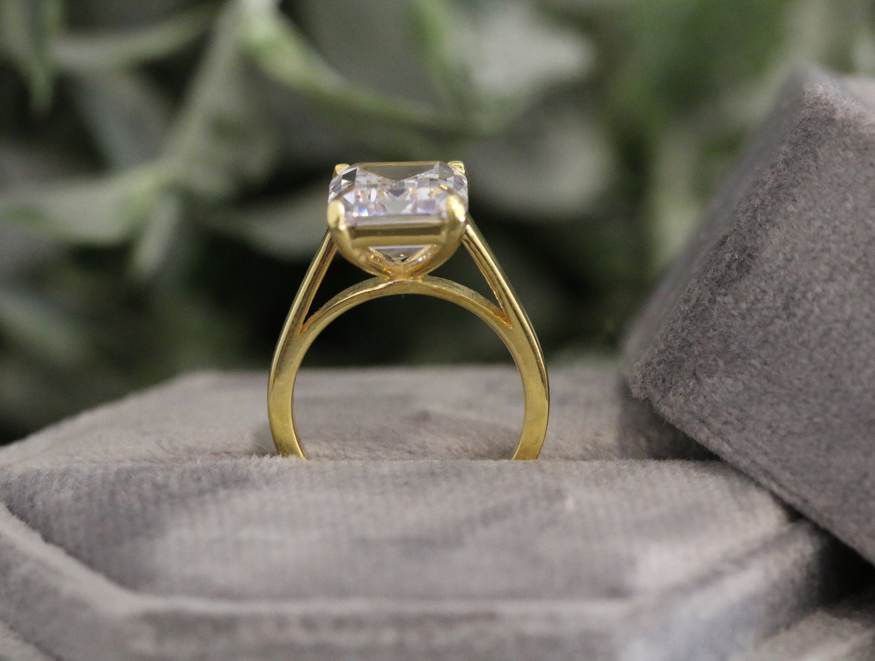 LOEXZAH 1カラット ブルー/イエロー/ピンク モアッサナイトリング 女性