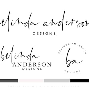 Watermark, Premade Logo, Designs, Boutique Logo, Photography Logo, Elegant Logo,Branding Kit,Highlight Icons,Minimalist Logo Design,Wordmark