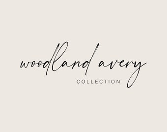 Script Logo, Minimalist Brand Design, Boutique Logo Design, Small Business Branding Logo, Classy Design Handwritten Aesthetic Cursive Font