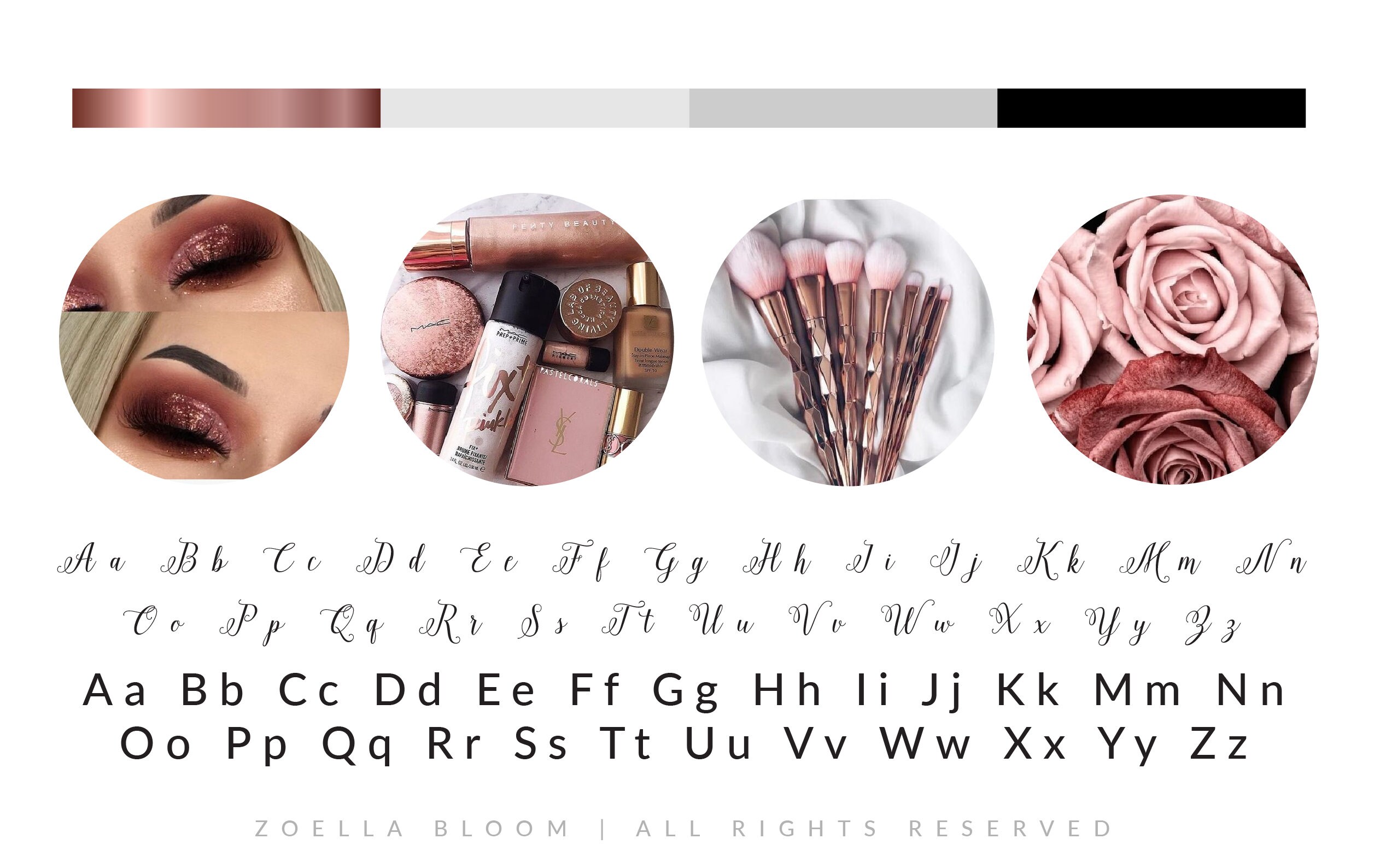 Makeup Artist Logo Branding Premade Package Beauty Logo | Etsy