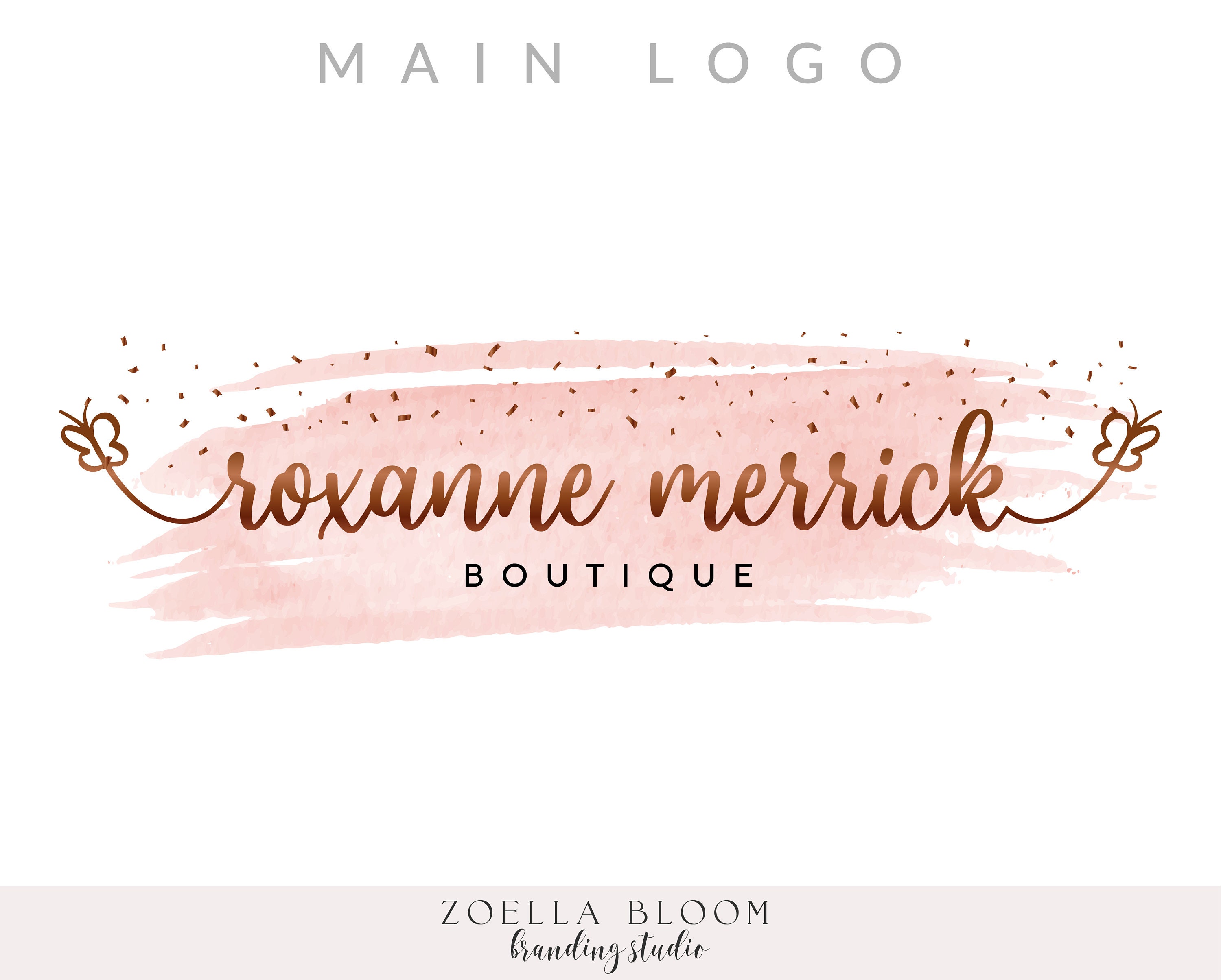 Boutique Branding Kit Logo Design Branding Kit Banners Etsy