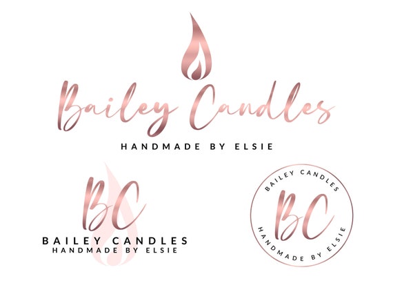 DIY Designer Logo Candles
