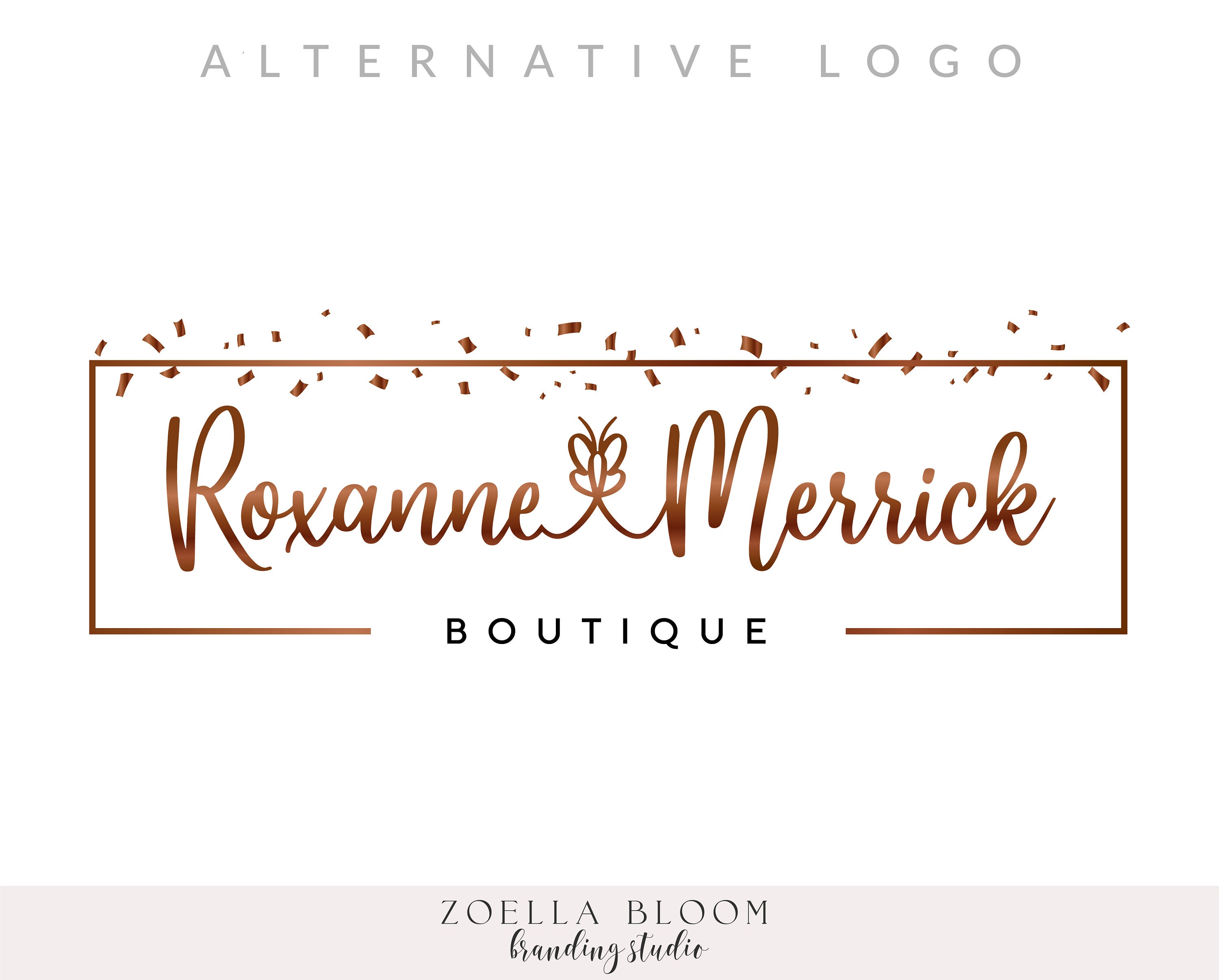 Boutique Branding Kit Logo Design Branding Kit Banners Etsy