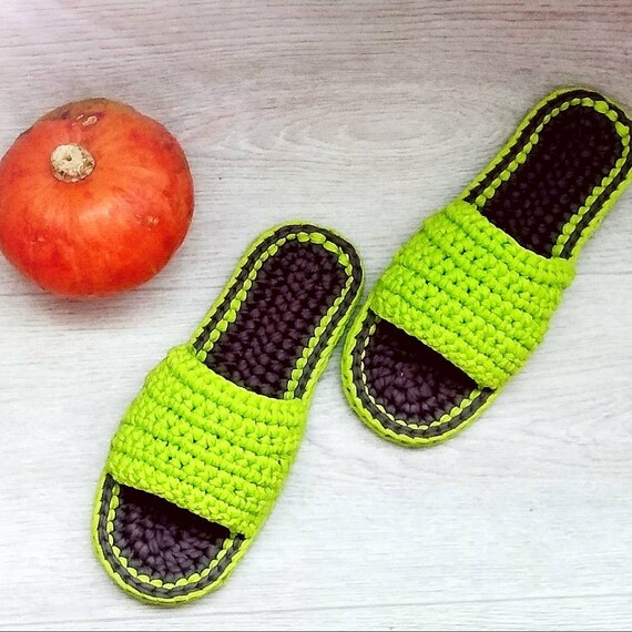 green slippers