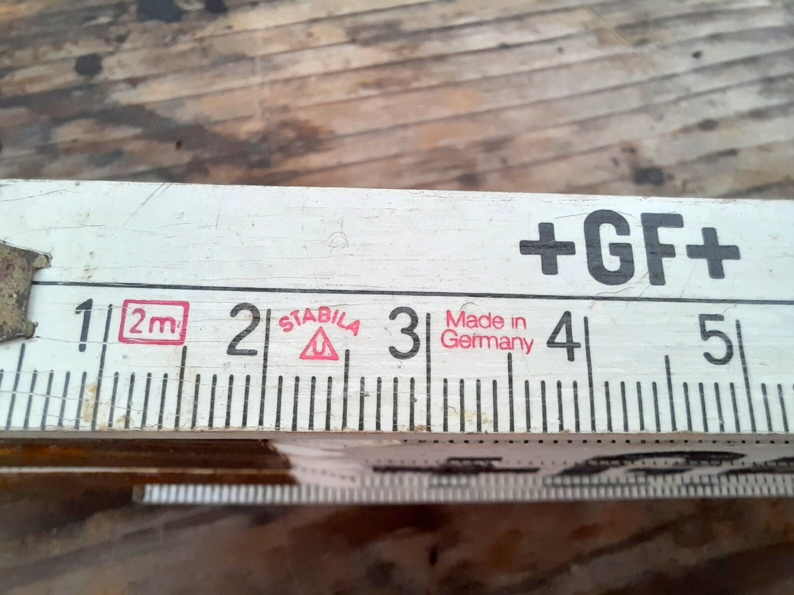 Vintage German Folding Ruler 2m STABILA White Ruler With Etsy