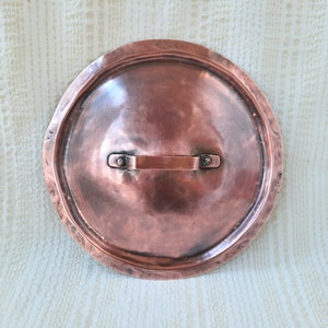 Copper lid, Swedish pan lid, Copper pot lid