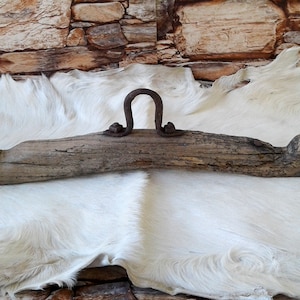 Rare antique wooden yoke, Vintage farm tool