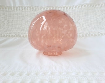 Vintage lampshade, Pink ART DECO glass ball