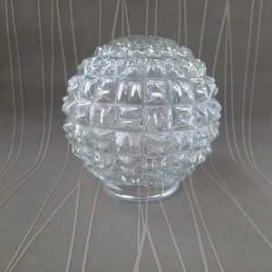 Vintage glass lampshade, Retro lampshade