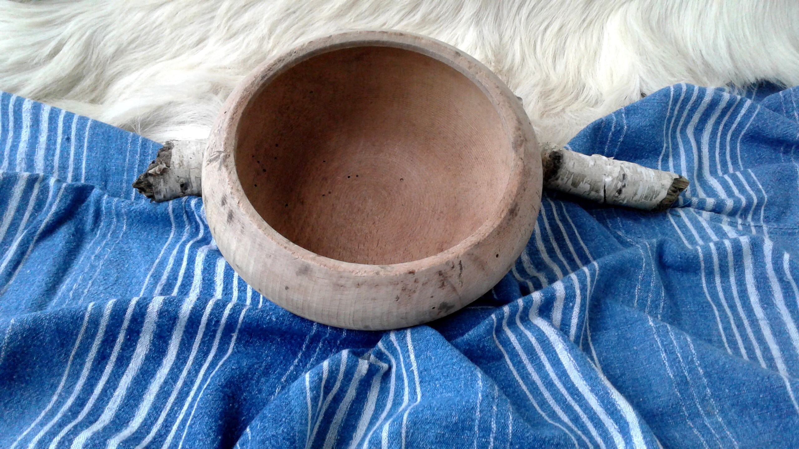 Antique Primitive Wooden Bowl Hand Carved Bowl Rustic Decor Etsy