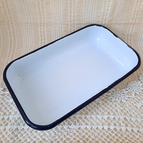 Enamel Baking Pan Etsy