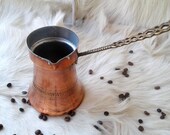 Vintage copper coffee pot, Copper pot Тurkish coffee, Oriental coffee pot, Kitchen decor, Vintage Kitchenware, FREE DELIVERY