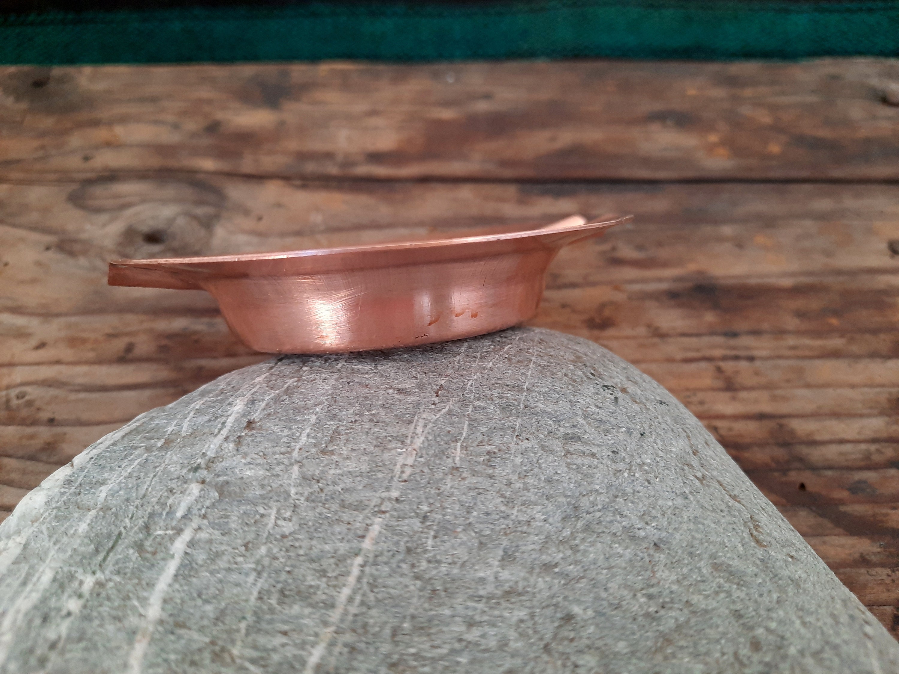 Vintage Copper Ashtray Round Ashtray Old Ashtray Smoking Etsy
