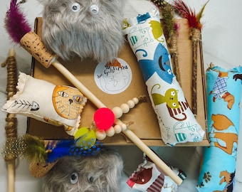 Box Kit Giochi per Gatti | Handmade Cat Toys Box