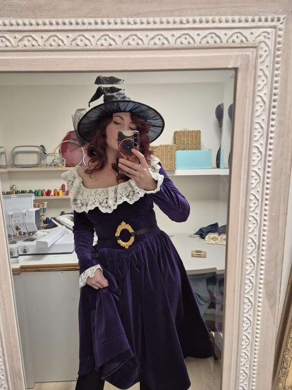 purple velvet dress uk Petite Dormer Velvet Dress