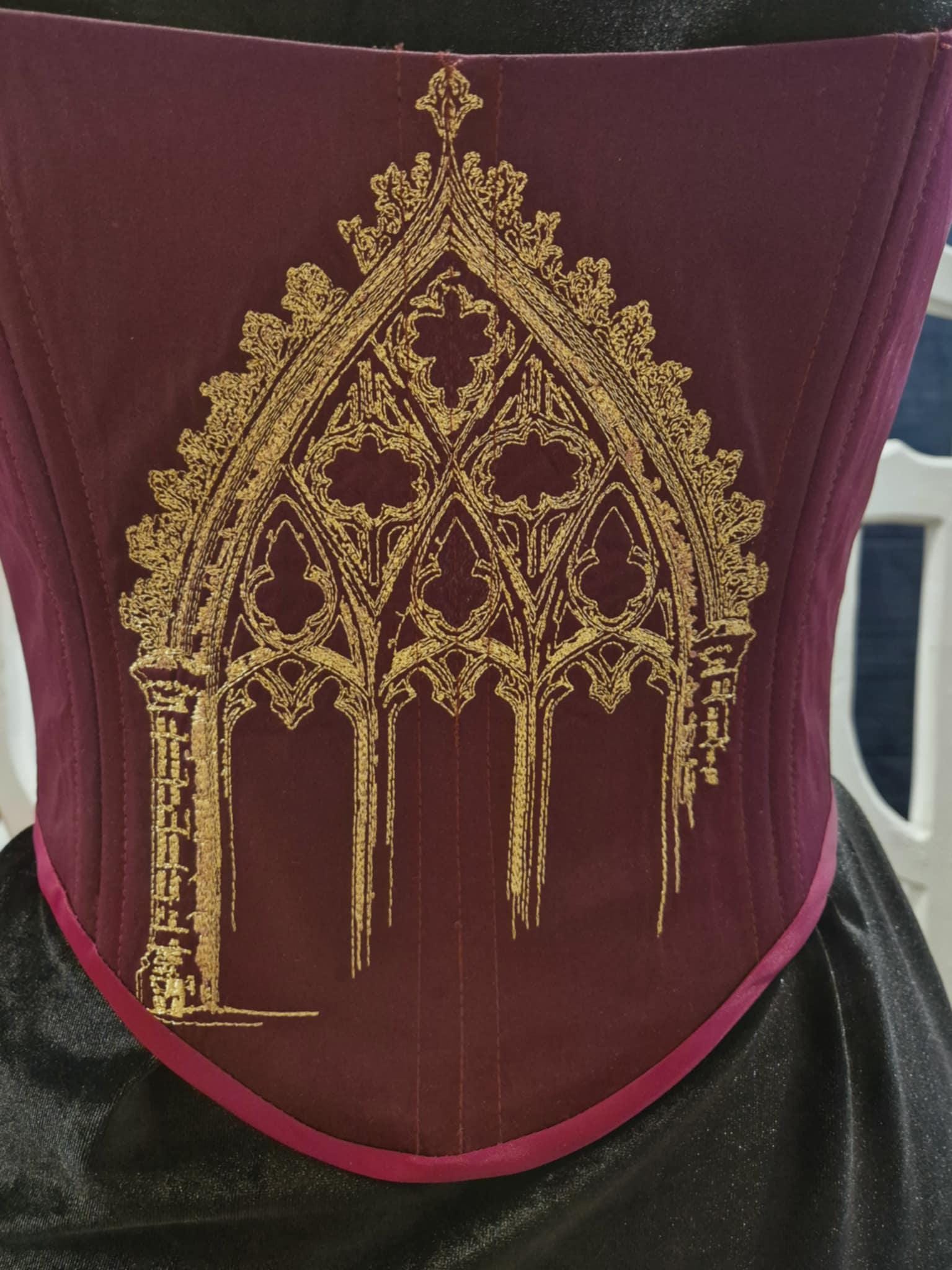 Gothic Cathedral Embroidery Design, Machine Pattern (digital Download ...