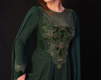 Inspired by Alicent Hightowers Green Dress From House of the Dragon Custom  Made to Your Size! - Etsy