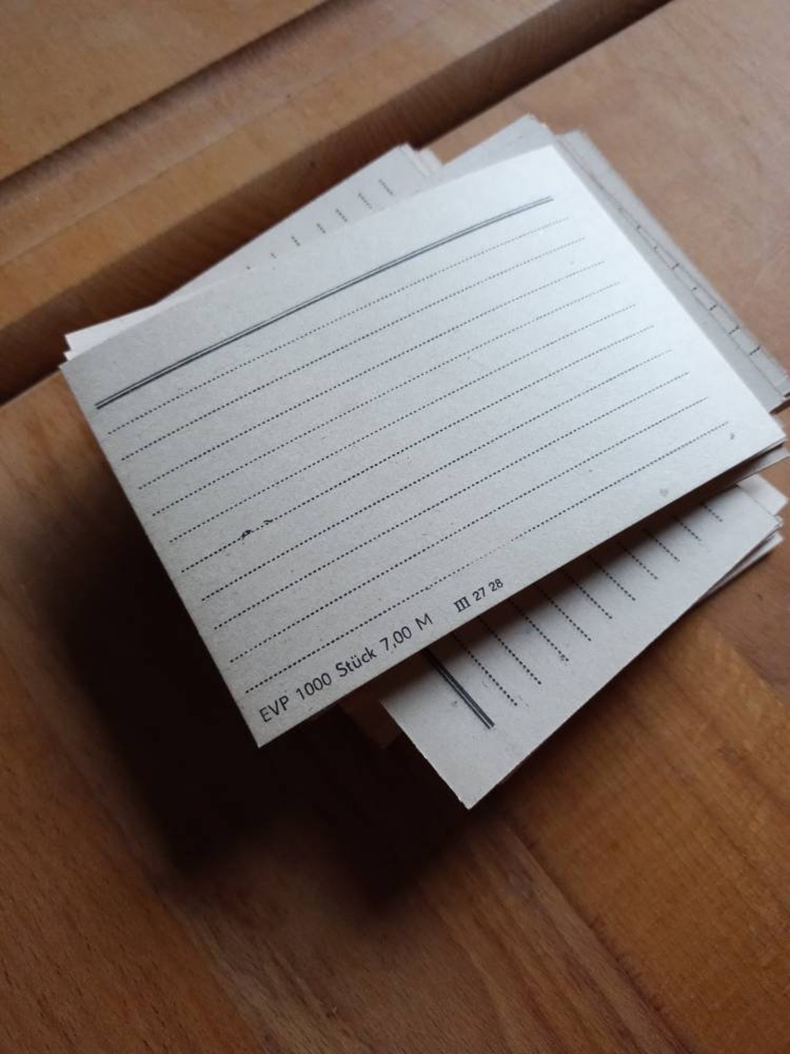 Small original vintage index cards Etsy