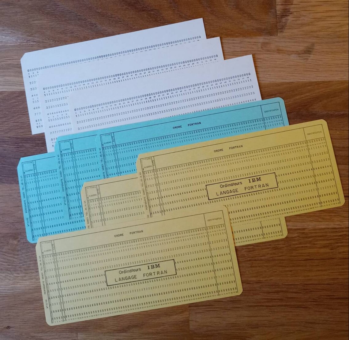 Original vintage punch cards Etsy