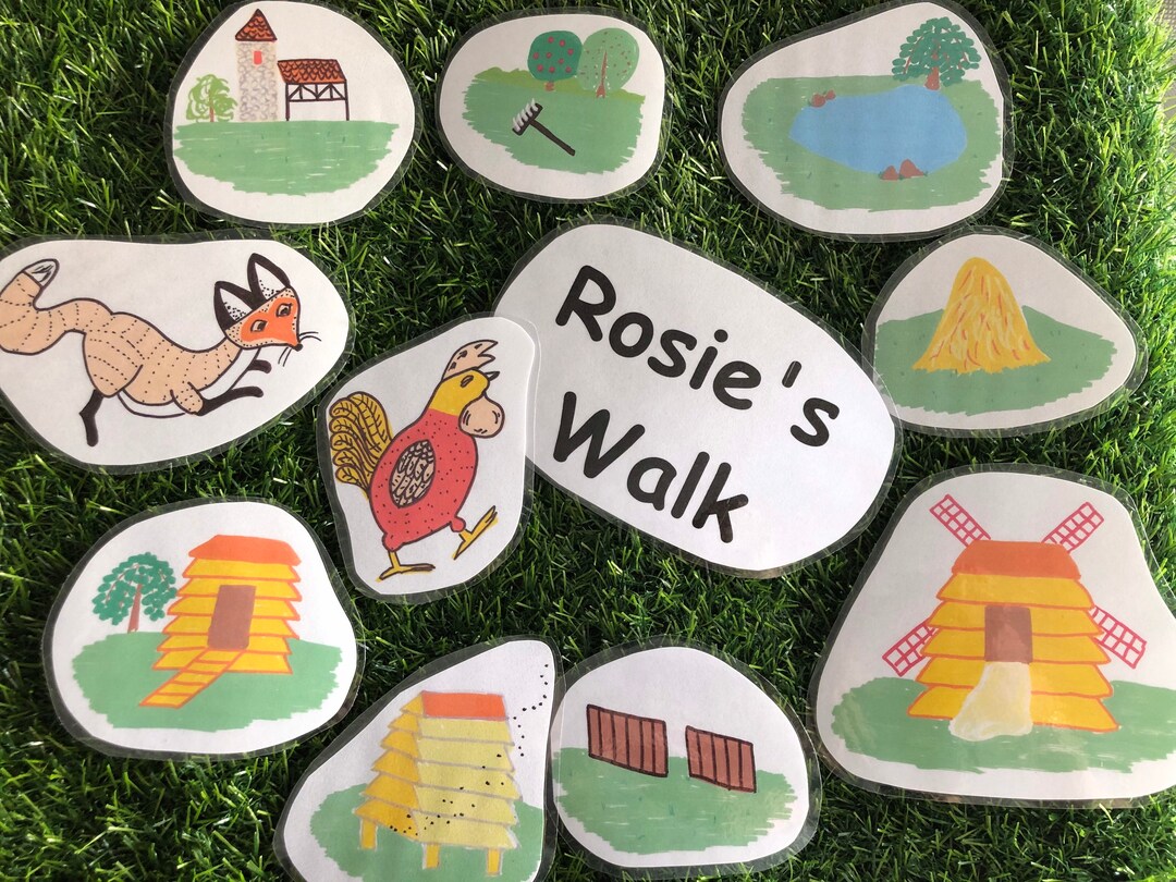 Rosies Walk Story Map - Etsy