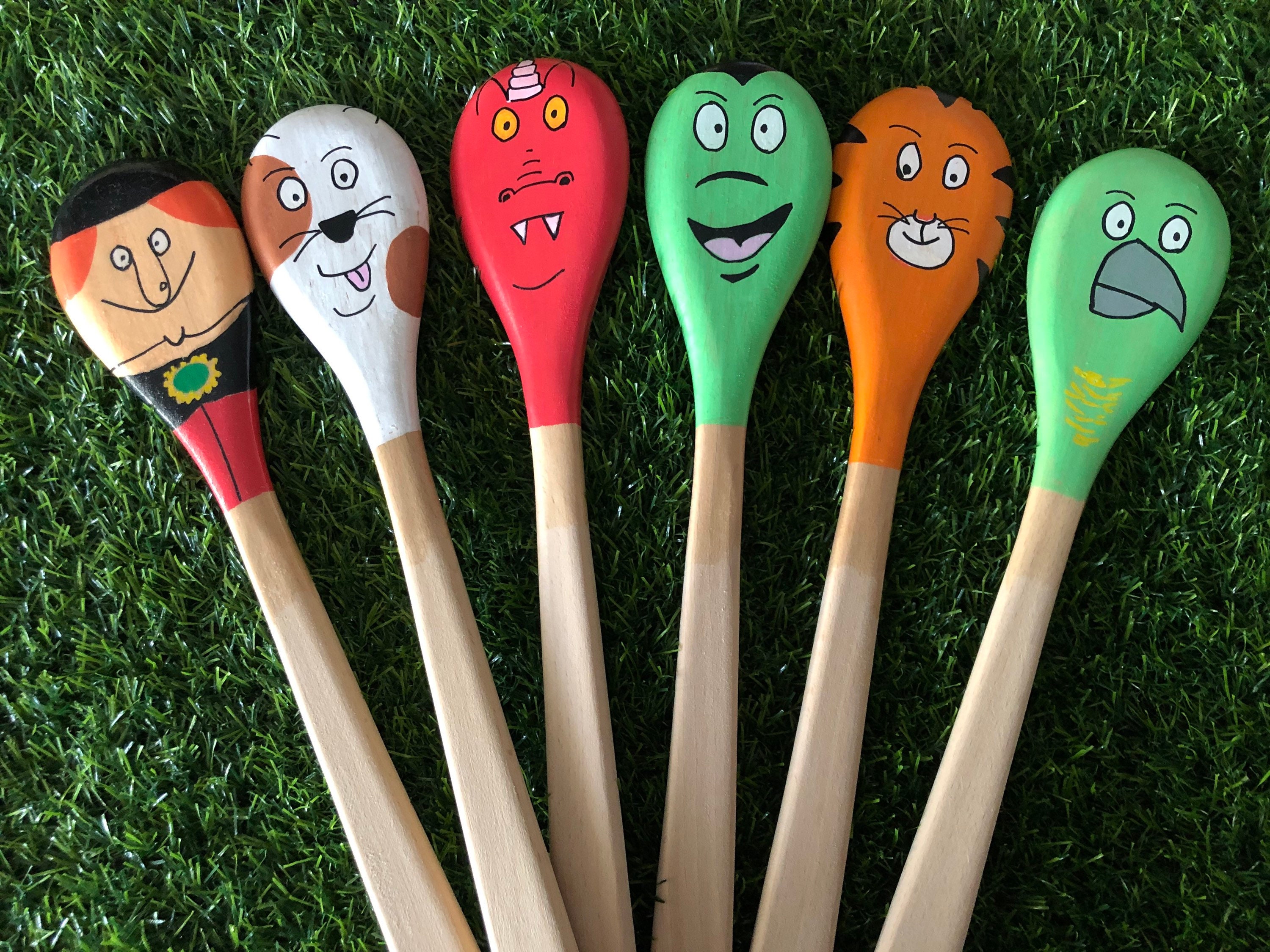 Room on the Broom Story Spoons Etsy