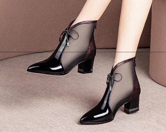 pointed toe booties