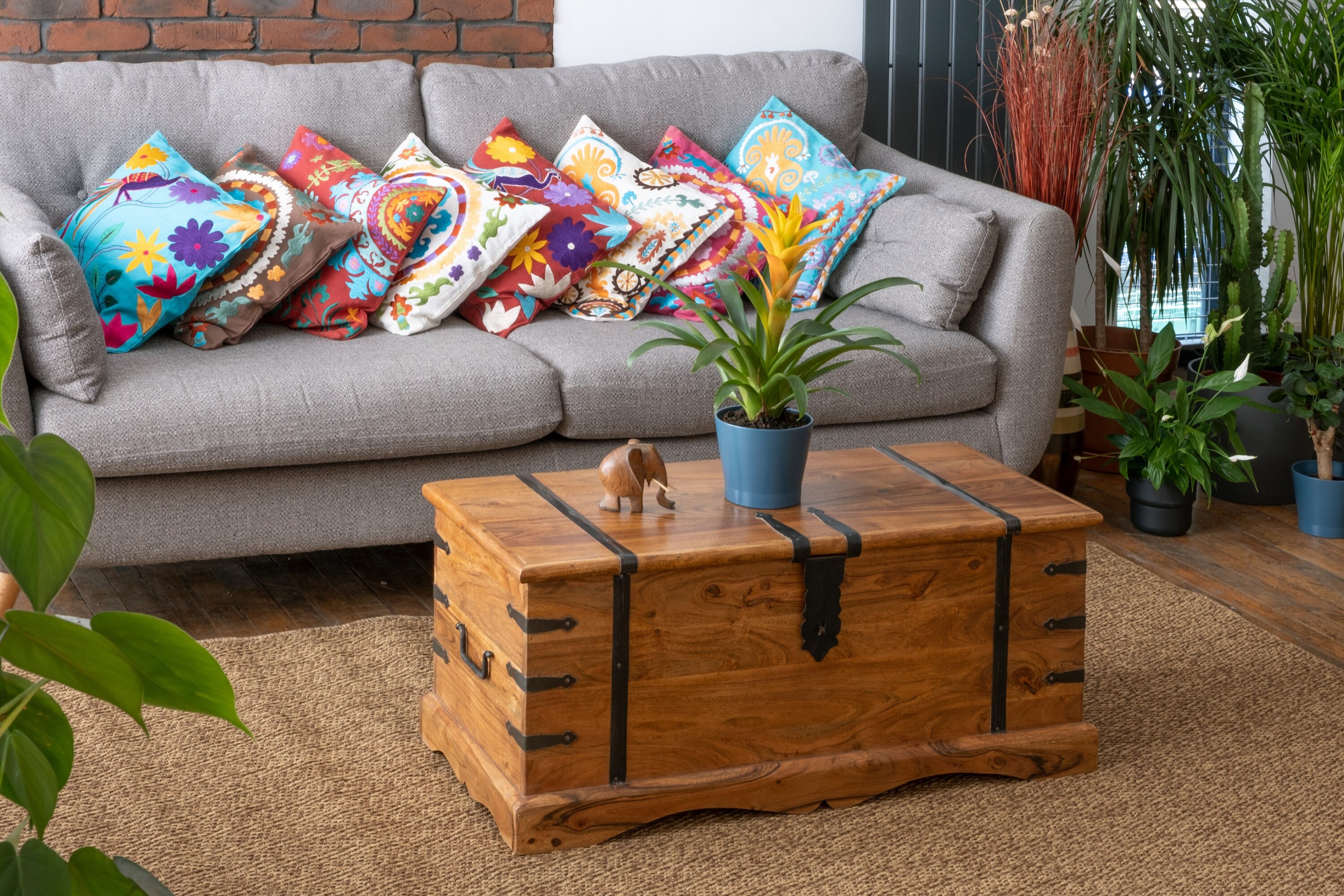 Acacia Wood Thakat Chest Coffee Table Etsy Sweden