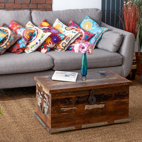 Antique Chest Coffee Table Etsy UK