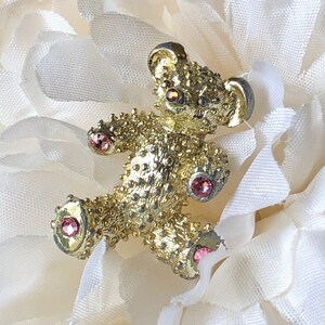 Teddy Bear Pin, MCM Pin, 1960s Pin